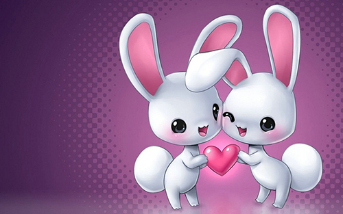 conejos enamorados